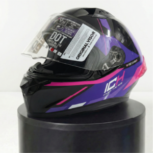 Casco Ich Fusión Morado Brillante